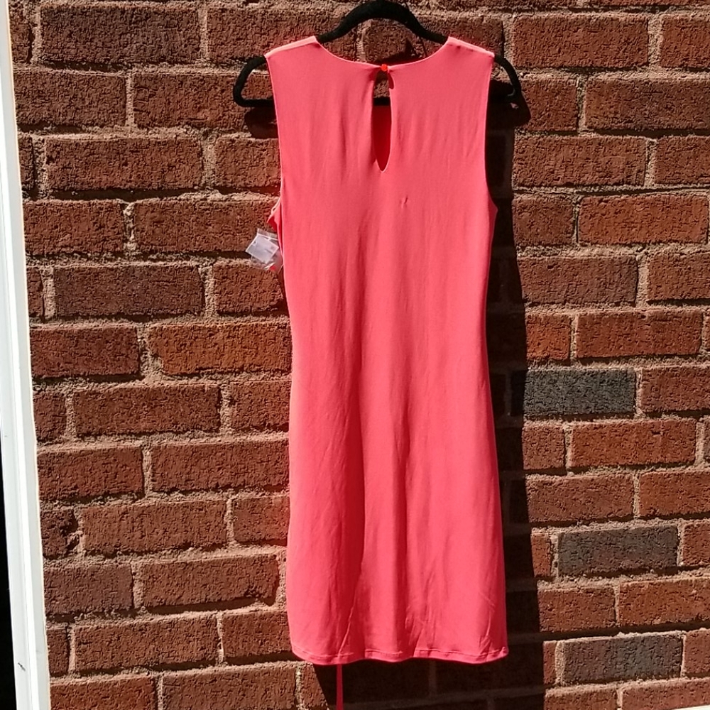 NWT Bar III Drawstring Dress Keyhole Back - Picture 5 of 5